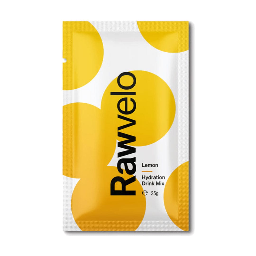 Rawvelo Energy Drink Single Serve / Lemon Organic Hydration Drink Mix XMiles