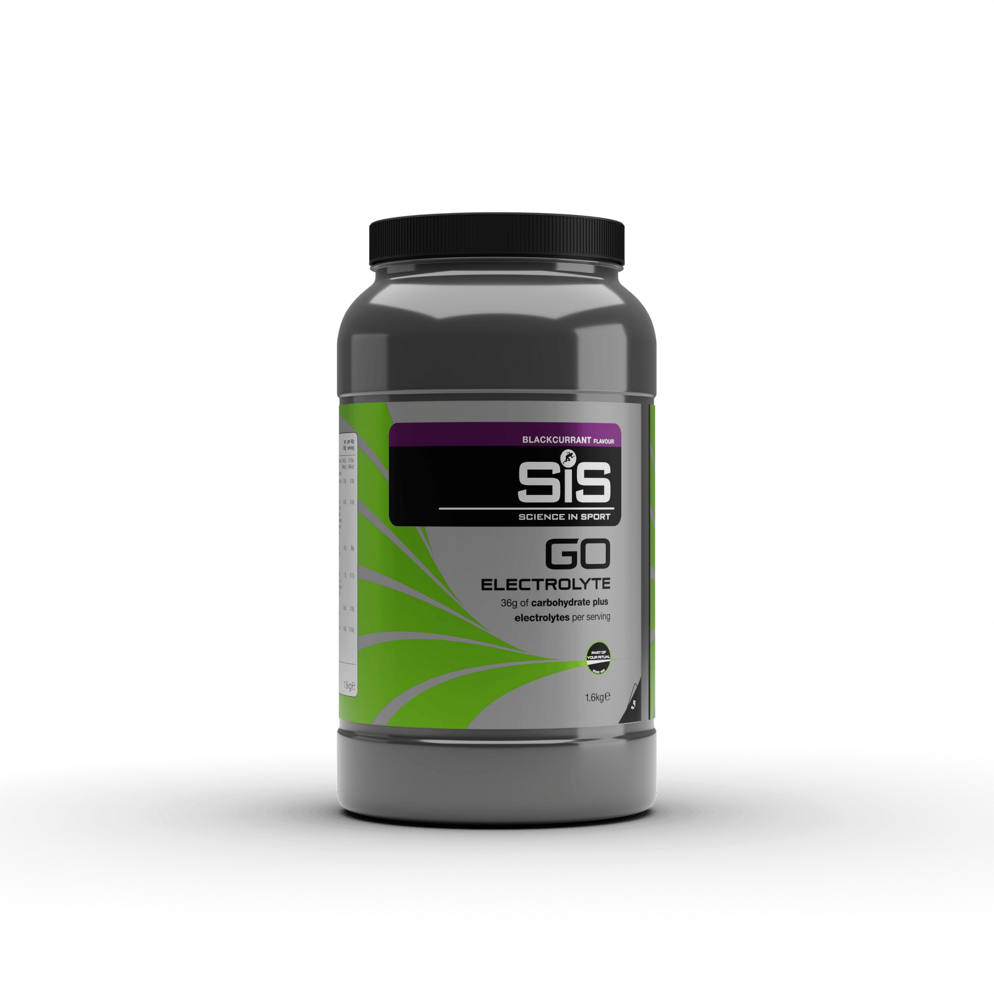 SiS Electrolyte Drinks 1.6kg Tub / Blackcurrant GO Electrolyte Powder XMiles