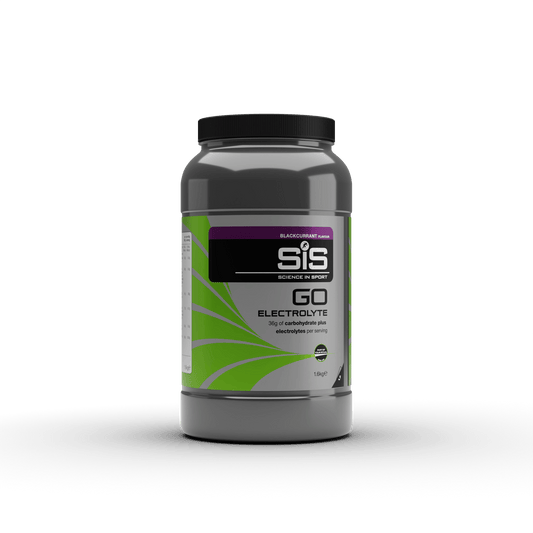 SiS Electrolyte Drinks 1.6kg Tub / Blackcurrant GO Electrolyte Powder XMiles