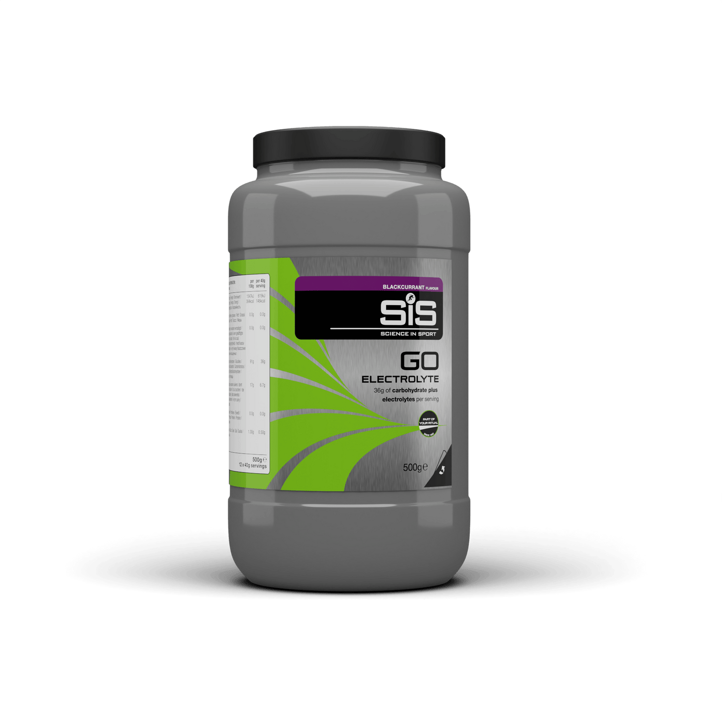 SiS Electrolyte Drinks 500g Tub / Blackcurrant GO Electrolyte Powder XMiles