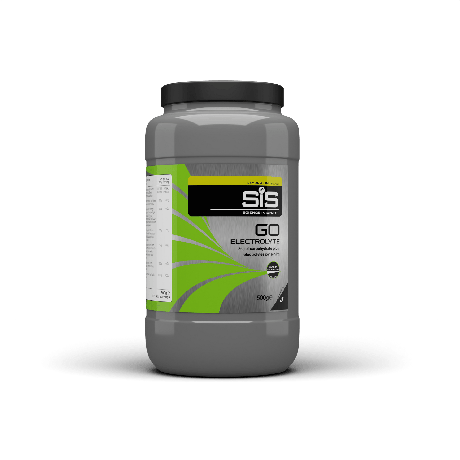 SiS Electrolyte Drinks 500g Tub / Lemon & Lime GO Electrolyte Powder XMiles