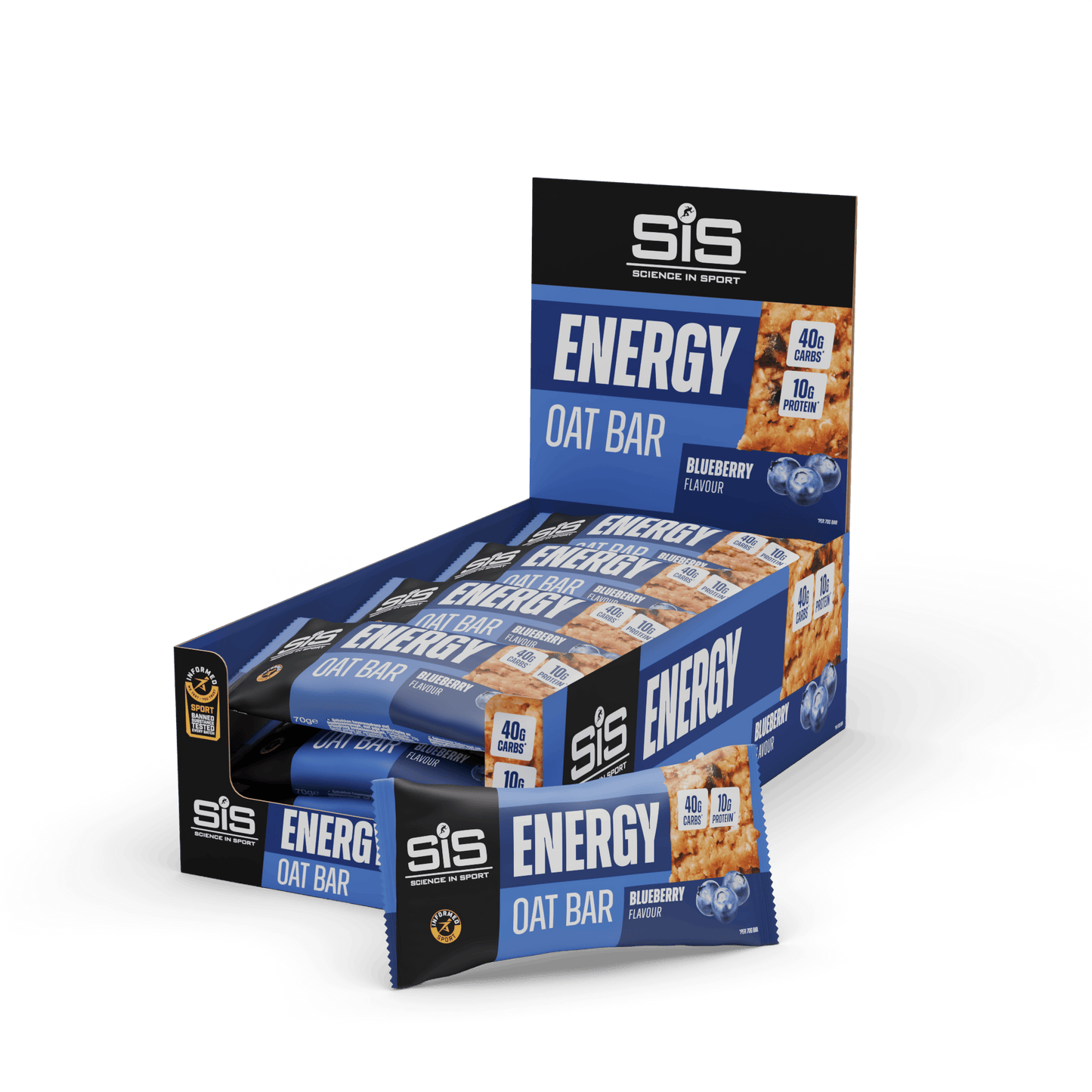SiS Energy Bars Box of 12 / Blueberry Energy Oat Bar XMiles