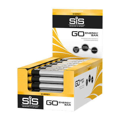 SiS Energy Bars Box of 30 / Banana Fudge GO Energy Bar Mini XMiles