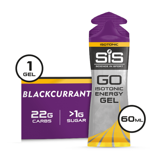 SiS Gels Blackcurrant GO Isotonic Energy Gel 60ml XMiles