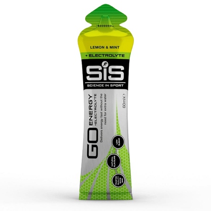 SiS Gels Single Serve / Lemon Mint GO Energy + Electrolyte Gel XMiles