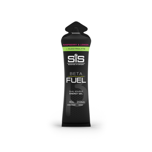 SiS Gels Single Serve / Raspberry & Lemon Beta Fuel + Electrolyte Gel XMiles