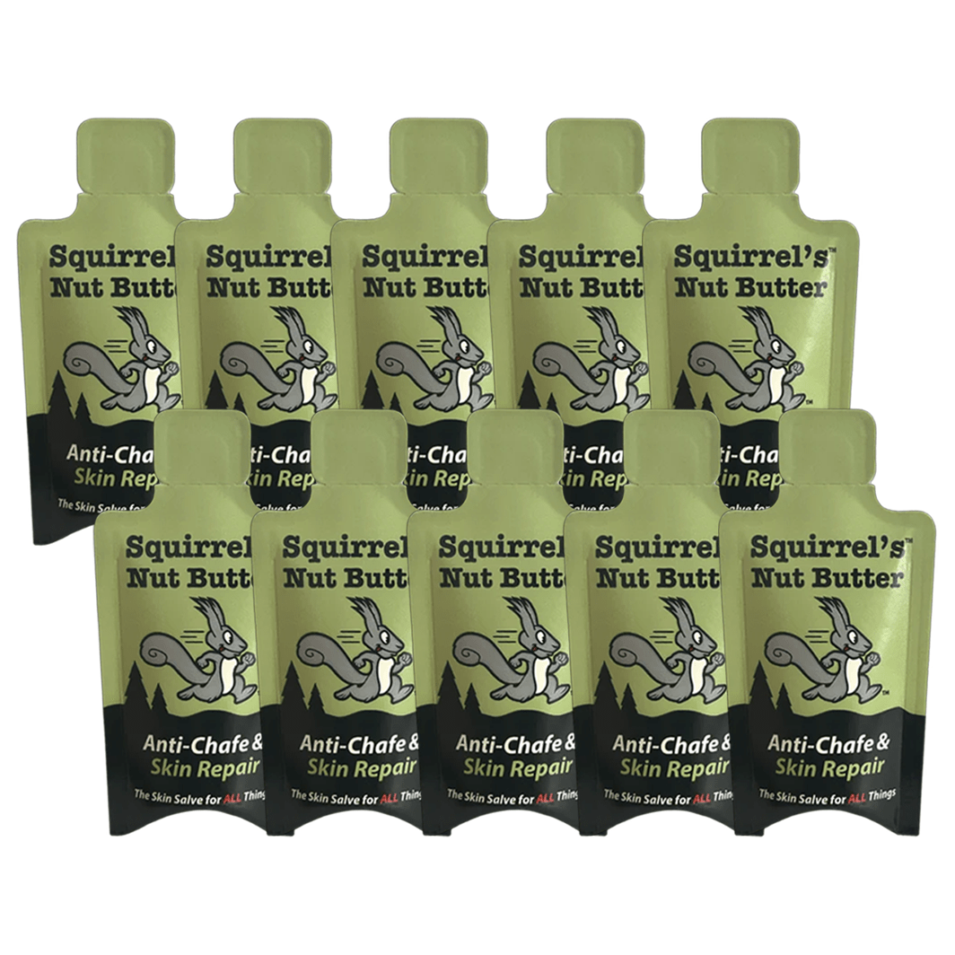 Squirrel's Nut Butter Pack of 10 / Original SNB Anti-Chafe Sachet XMiles
