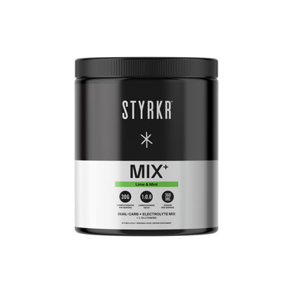 STYRKR Energy Drink 15 Serving Tub (555g) / Lime & Mint MIX+ XMiles