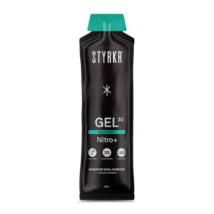 STYRKR Gels Single Serve / GEL30 Nitro+ GEL30 Nitro+ Dual-Carb Gel XMiles