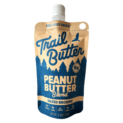 Trail Butter Nut Butter Single Serve / Salted Brownie Nut Butter ‘Big Squeeze’ Pouches XMiles